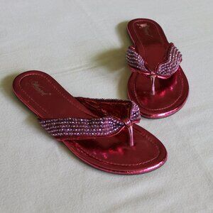 Wanted "Precious" pink flip-flops sandals